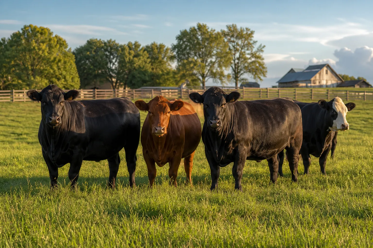 Finished cattle
